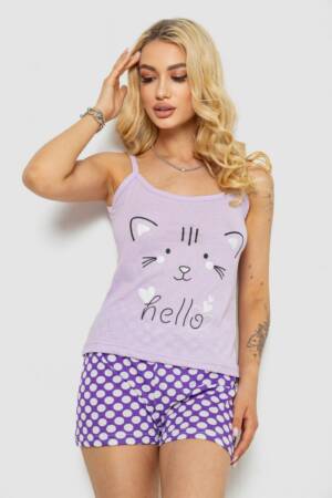 Піжама жіноча, колір бузковий, 243R50703