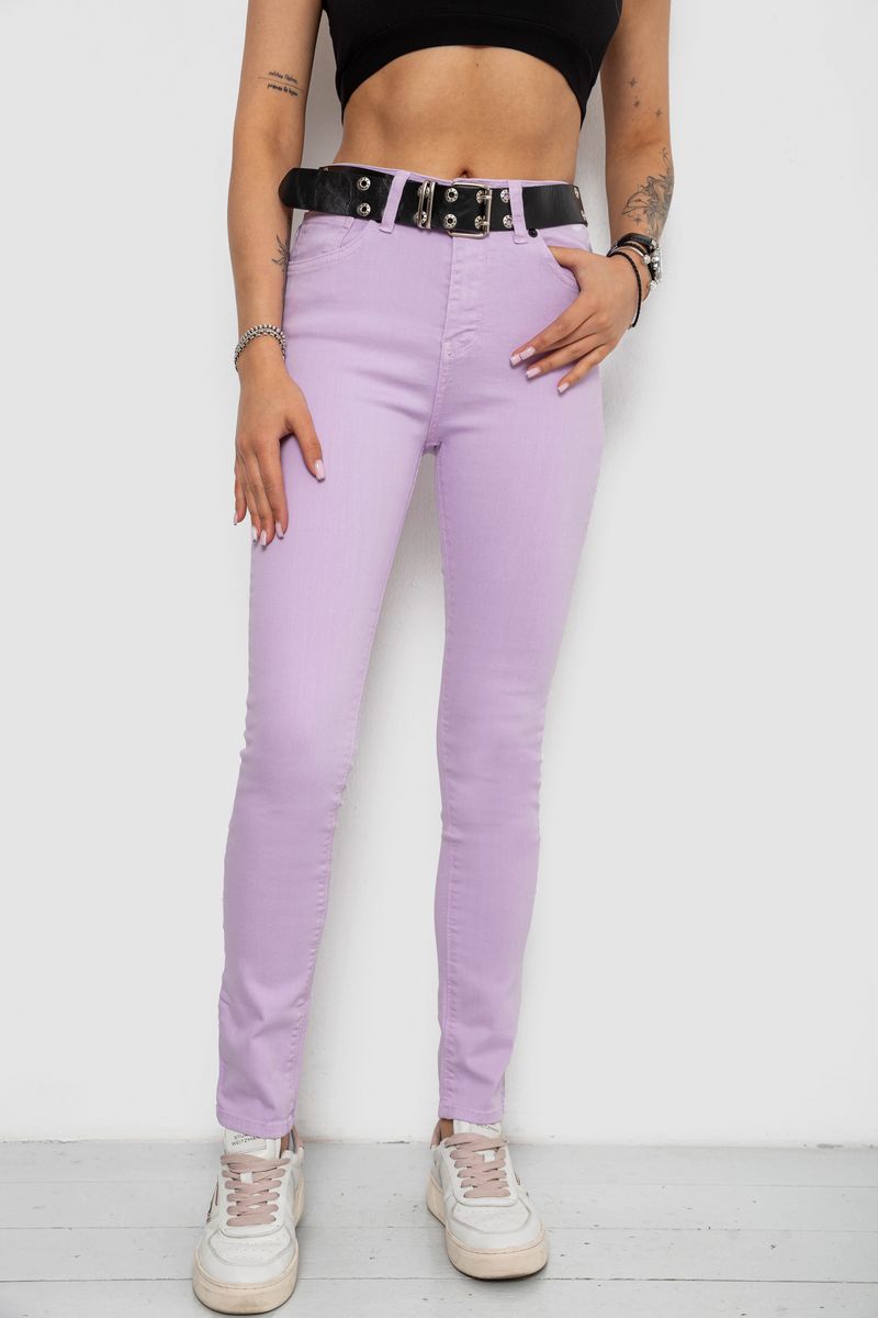 Джинси жіночі Skinny Американки, колір бузковий, 182R00223