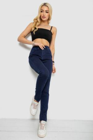 Джинси жіночі, колір синій, 182R3796