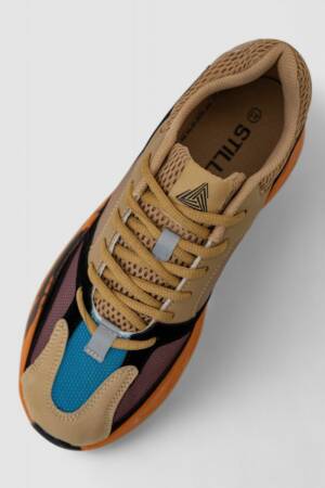 Кросівки чоловічі, колір бежево-помаранчевий, 248RCX602