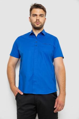 Сорочка чоловіча, колір електрик, 214R7326-1