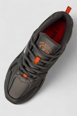 Кросівки чоловічі, колір сіро-помаранчевий, 248RCX617