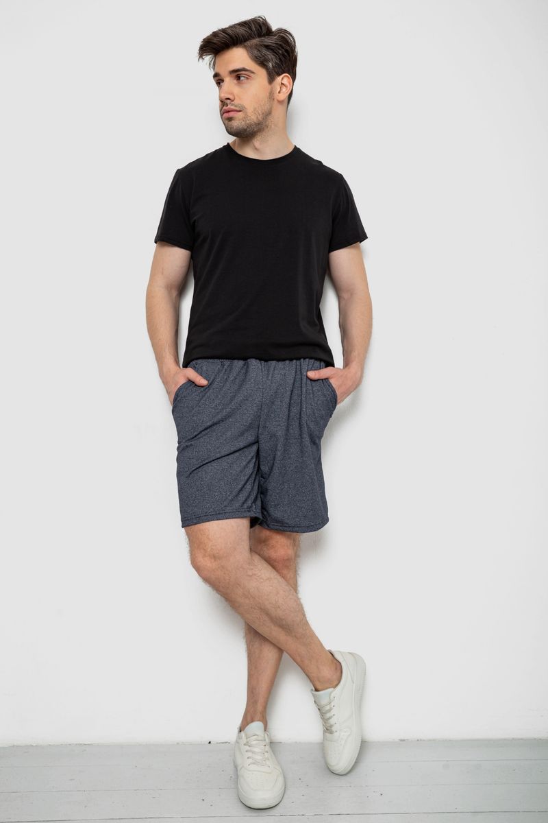 Шорти чоловічі, колір синьо-сірий, 238R58705-1 - Зображення 2