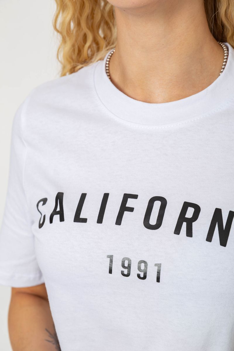 Футболка жіноча з принтом, колір білий, 241R134 - Зображення 5