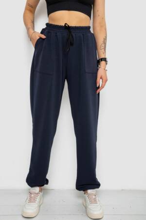 Спортивні штани жіночі, колір темно-синій, 238R347