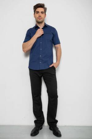 Сорочка чоловіча, колір синій, 214R7008-1
