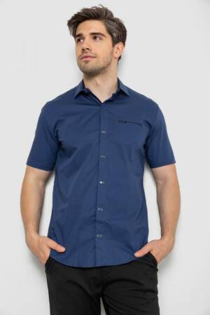 Сорочка чоловіча, колір синій, 214R7008-1
