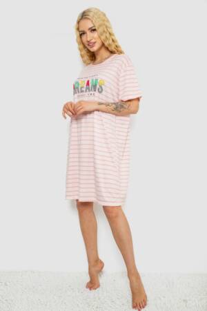 Нічна сорочка, колір персиково-білий, 238R335-8