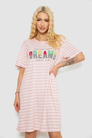 Нічна сорочка, колір персиково-білий, 238R335-8