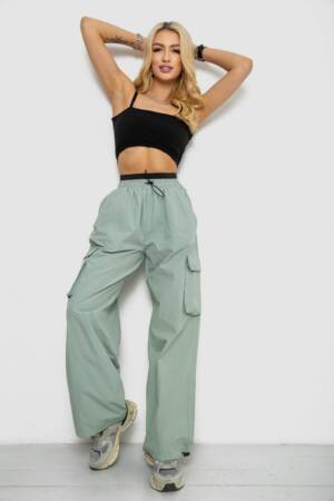 Штани жіночі, колір оливковий, 182R2652