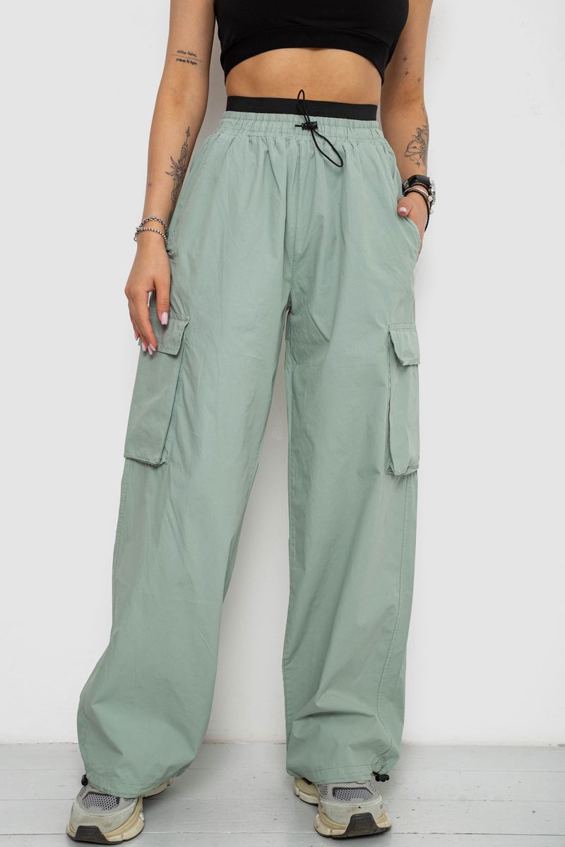 Штани жіночі, колір оливковий, 182R2652