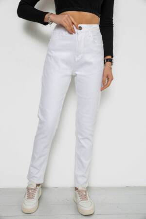 Джинси жіночі стрейч, колір білий, 250R1025