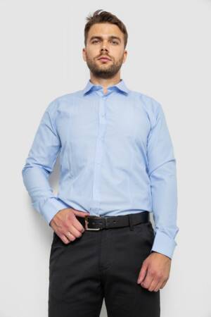 Сорочка чоловіча, колір блакитний, 214R820