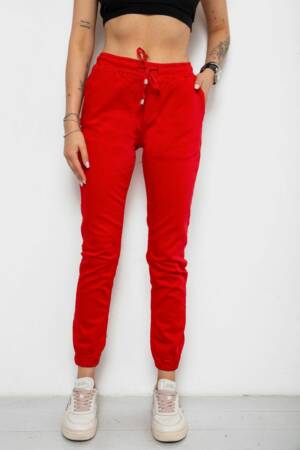 Штани жіночі, колір червоний, 182R1364