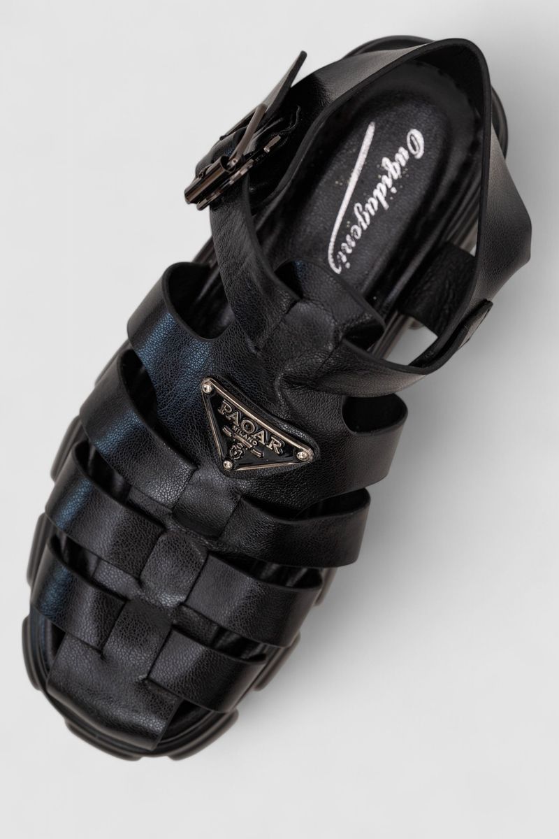 Босоніжки жіночі, колір чорний, 243R9207