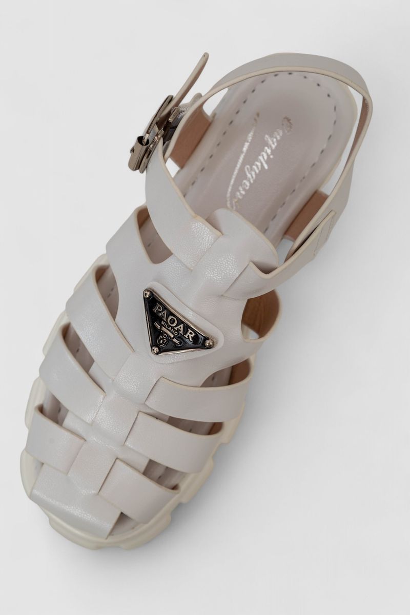 Босоніжки жіночі, колір білий, 243R9207