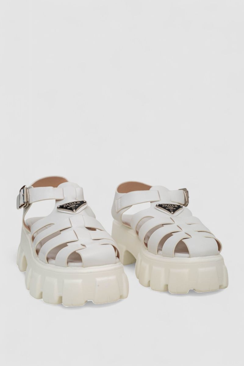 Босоніжки жіночі, колір білий, 243R9207 - Зображення 3