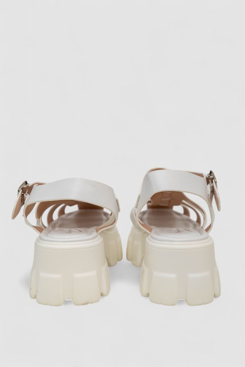 Босоніжки жіночі, колір білий, 243R9207 - Зображення 4