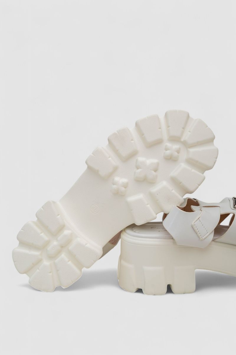 Босоніжки жіночі, колір білий, 243R9207 - Зображення 5