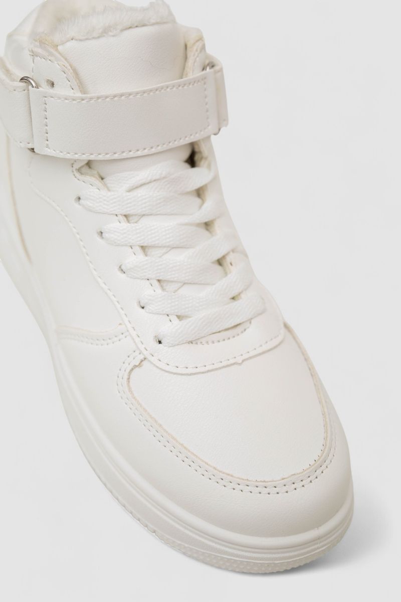 Кросівки жіночі зимові на хутрі, колір білий, 248RAJ01