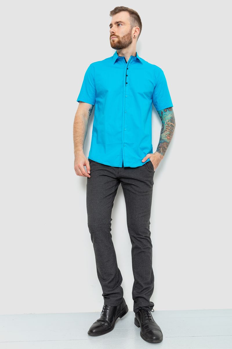 Сорочка чоловіча, колір блакитний, 214R7543
