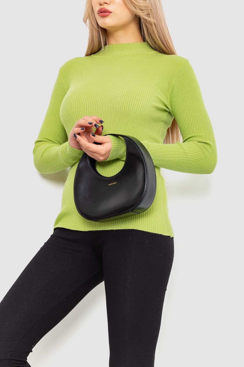 Водолазка жіноча в рубчик, колір фісташковий, 204R9029 - Зображення 3