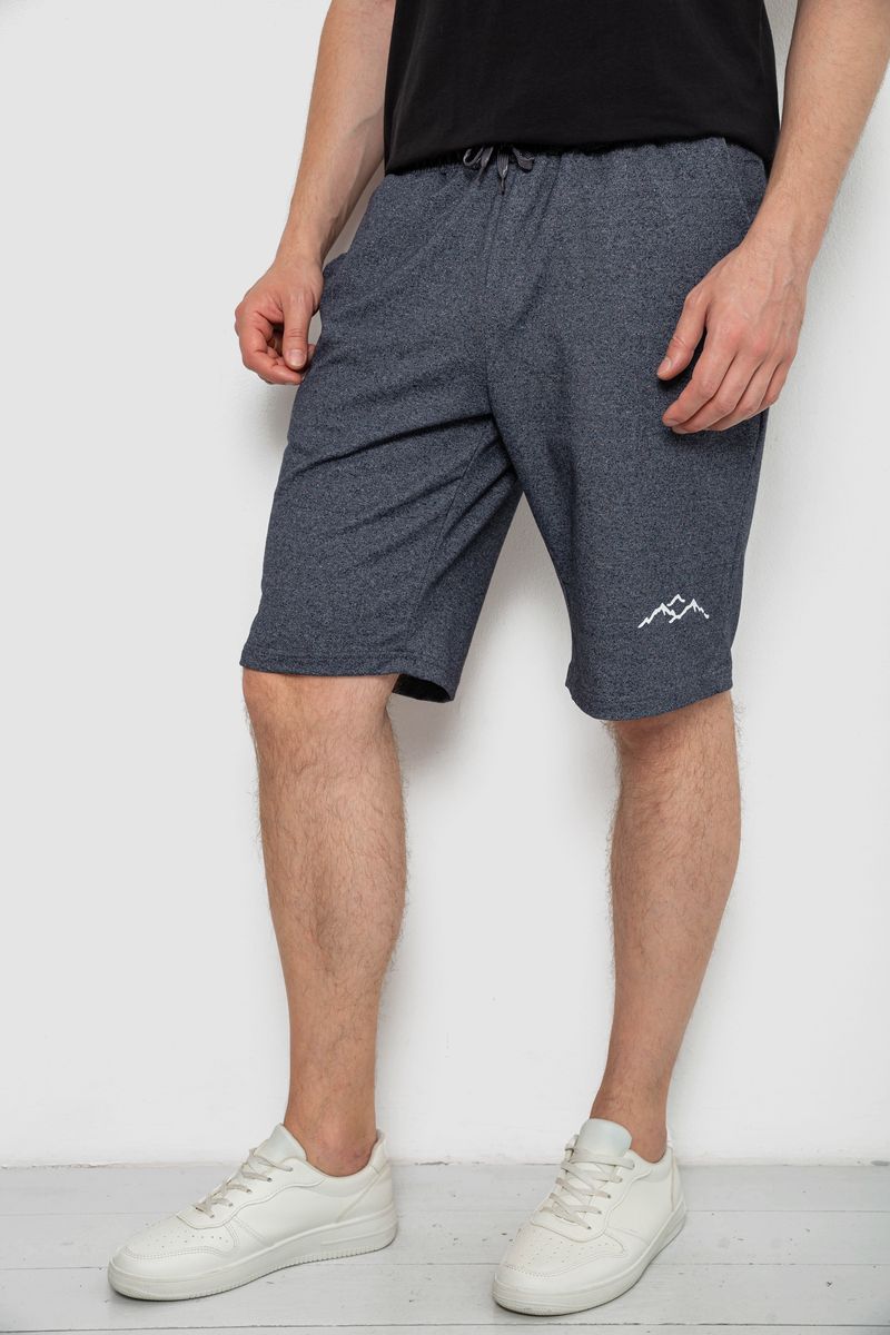 Шорти чоловічі, колір темно-сірий, 241R16222 - Зображення 3