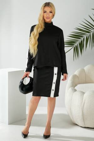 Костюм жіночий класичний, колір чорний, 257R322