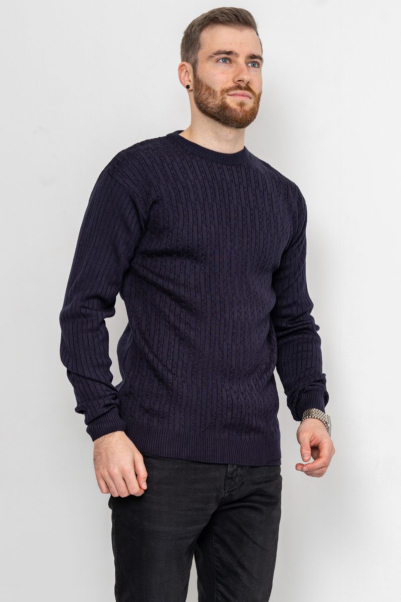 Светр чоловічий, колір темно-синій, 161R880