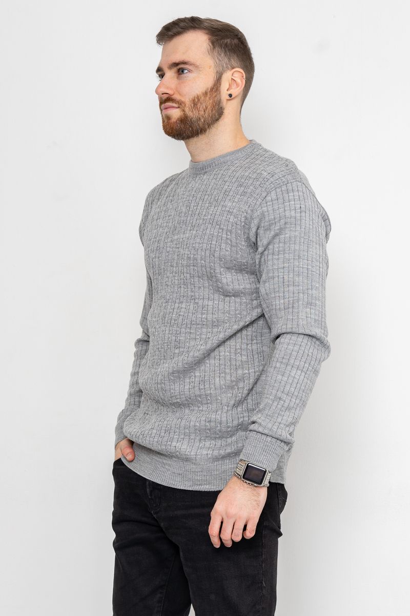 Светр чоловічий, колір сірий, 161R880