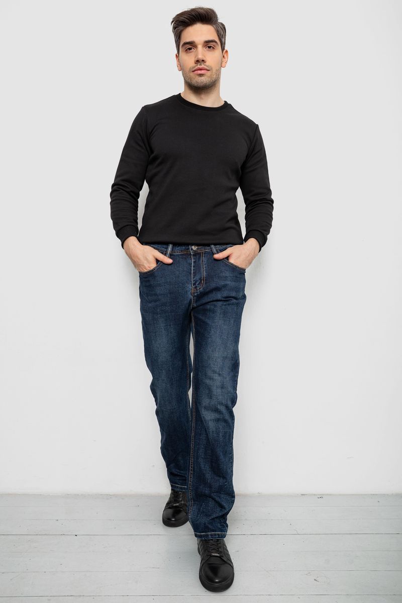 Джинси чоловічі прямого крою, колір синій, 244R9902
