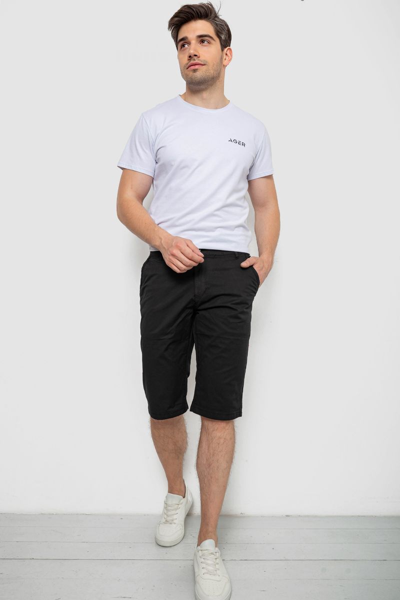 Шорти чоловічі, колір чорний, 244RLS24-0177