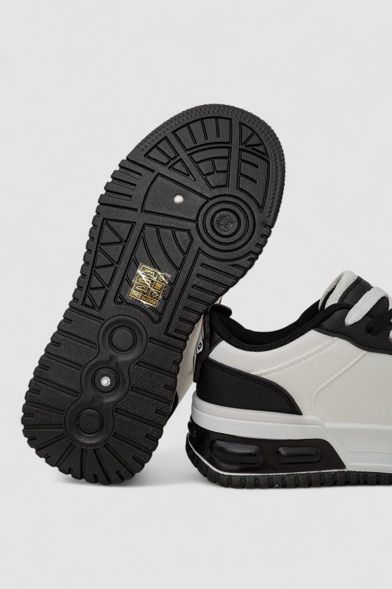 Кросівки жіночі, колір біло-чорний, 256RCR-2-5 - Зображення 5