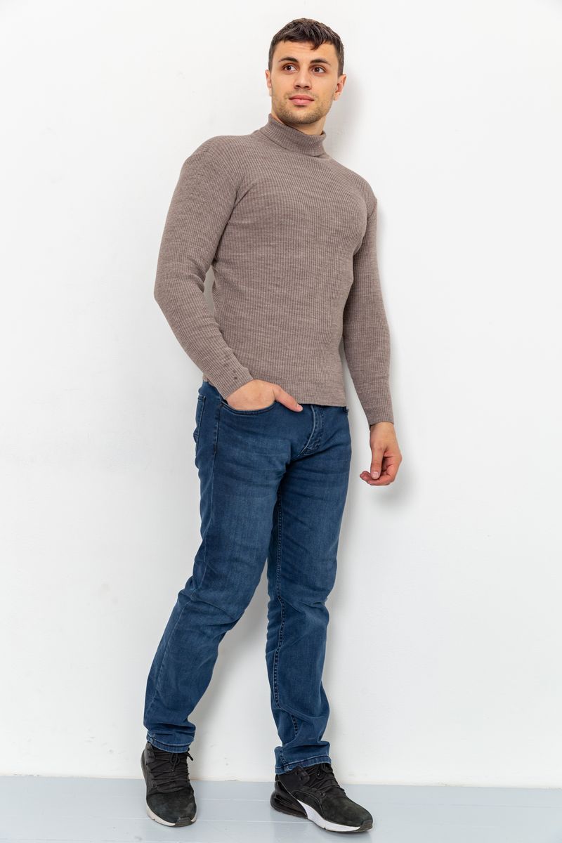 Светр-гольф чоловічий, колір мокко, 161R892-1