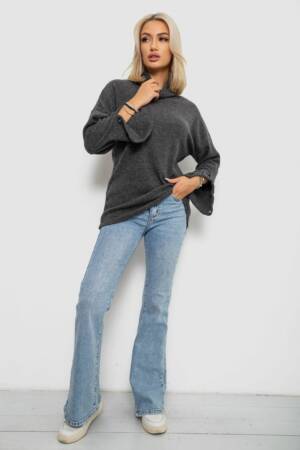 Гольф жіночий, колір темно-сірий, 257R111