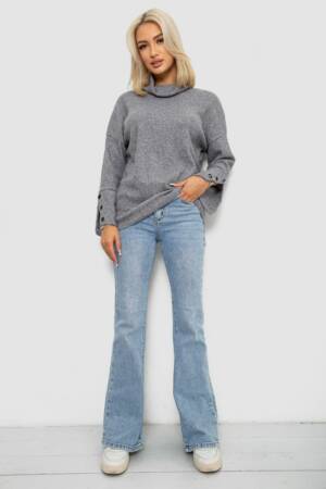 Гольф жіночий, колір світло-сірий, 257R111