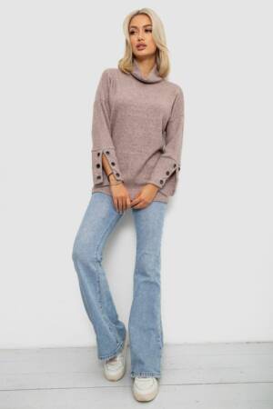 Гольф жіночий, колір мокко, 257R111