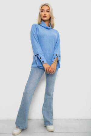 Гольф жіночий, колір блакитний, 257R111