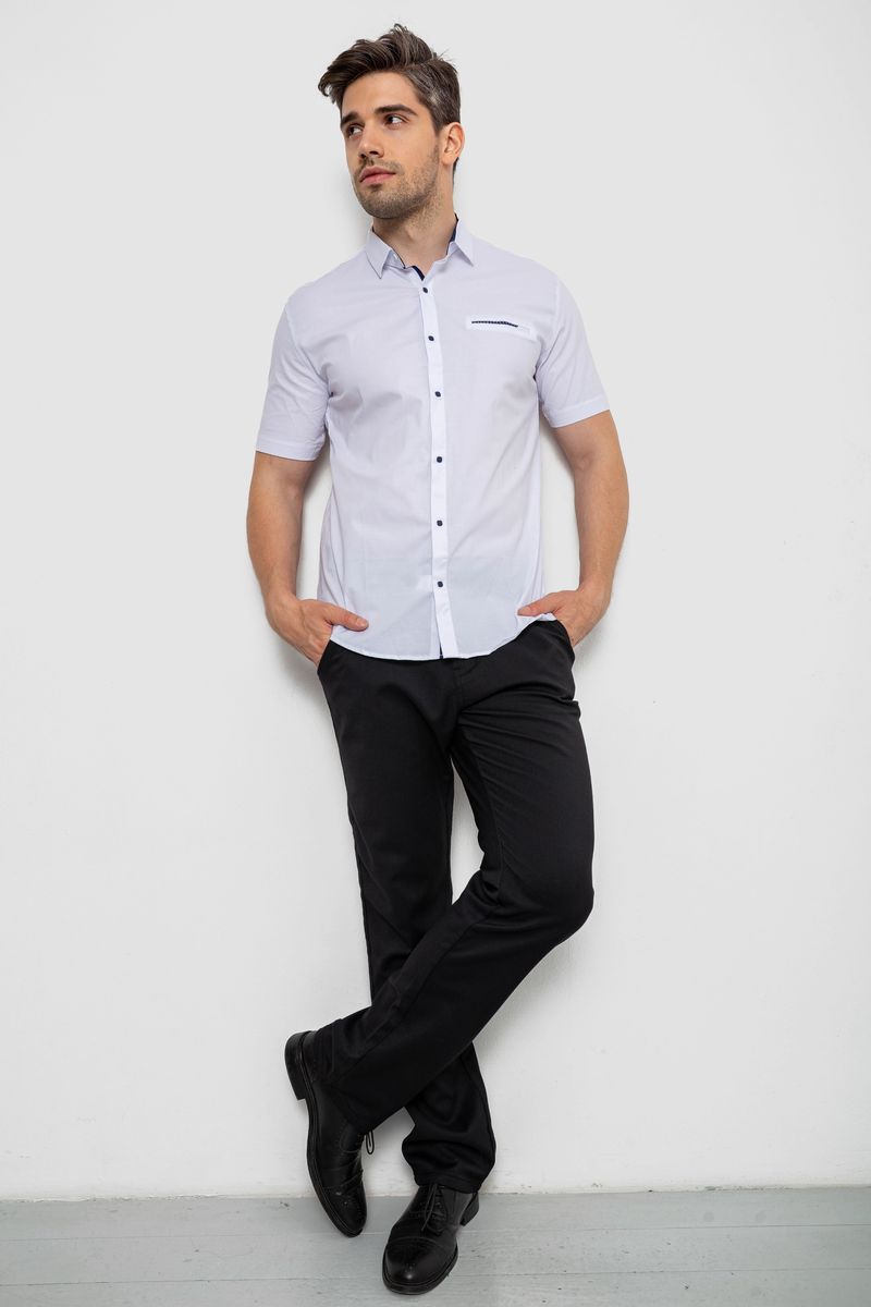 Сорочка чоловіча, колір білий, 214R7112