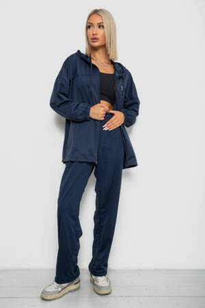 Спортивний костюм жіночий, колір темно-синій, 238R114