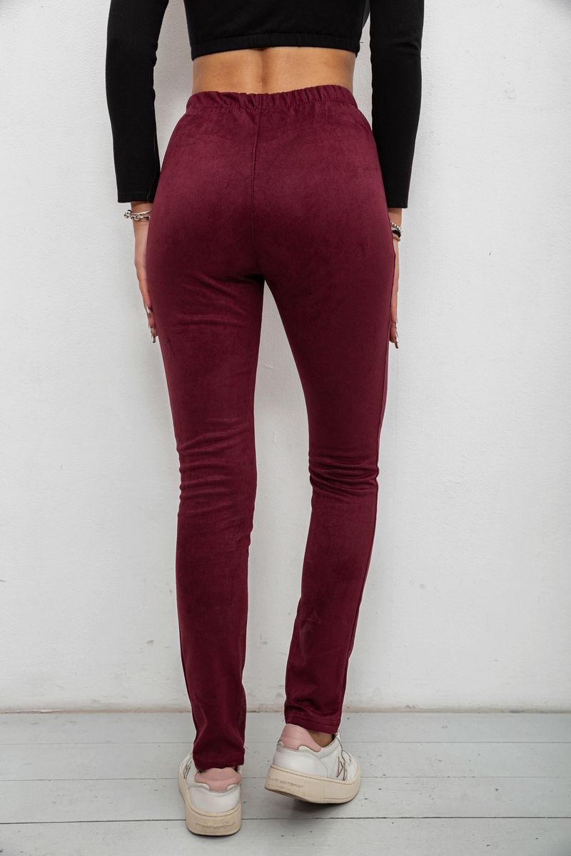 Лосини однотонні, колір сливовий, 257R2045 - Зображення 4