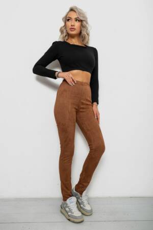 Лосини однотонні, колір коричневий, 257R2045