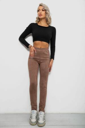 Лосини однотонні, колір мокко, 257R2045