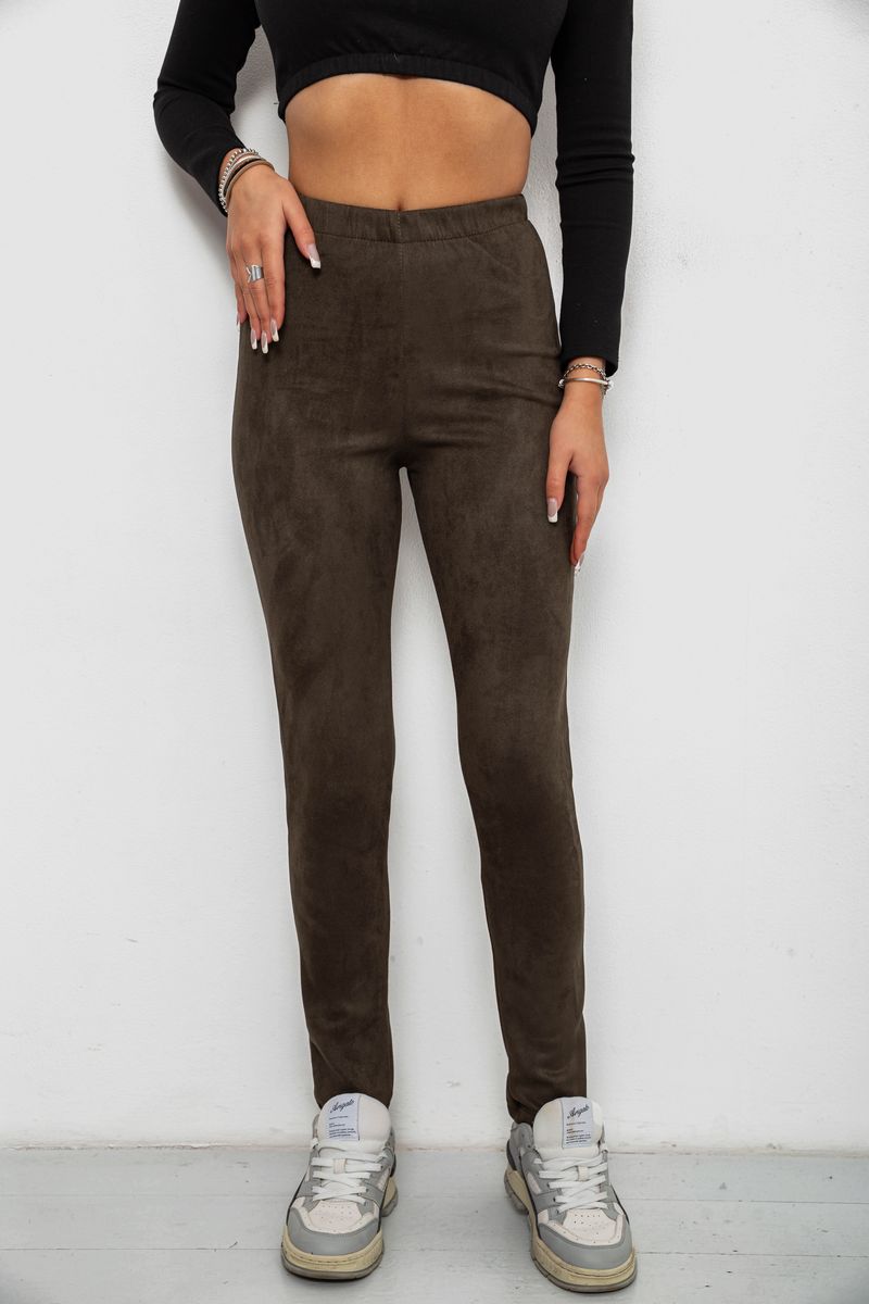 Лосини однотонні, колір хакі, 257R2045