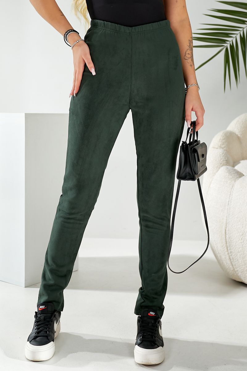 Лосини однотонні, колір зелений, 257R2045