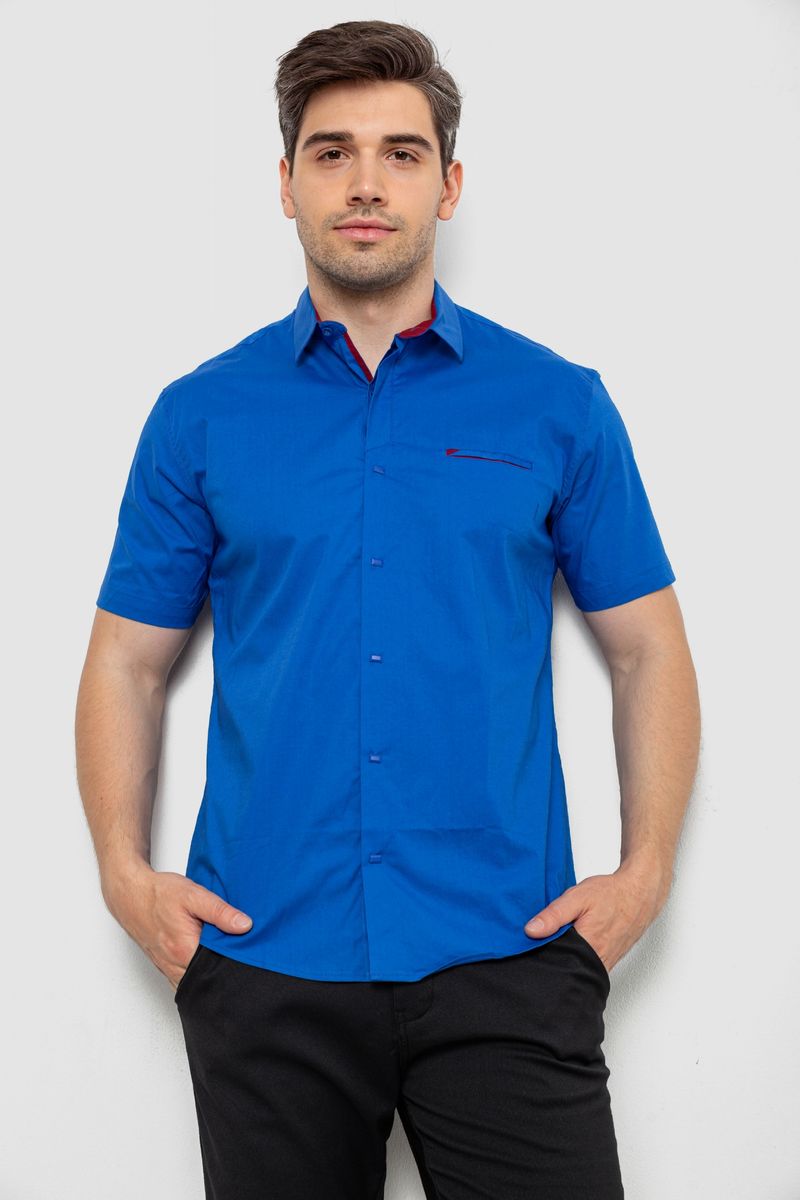 Сорочка чоловіча, колір електрик, 214R7325