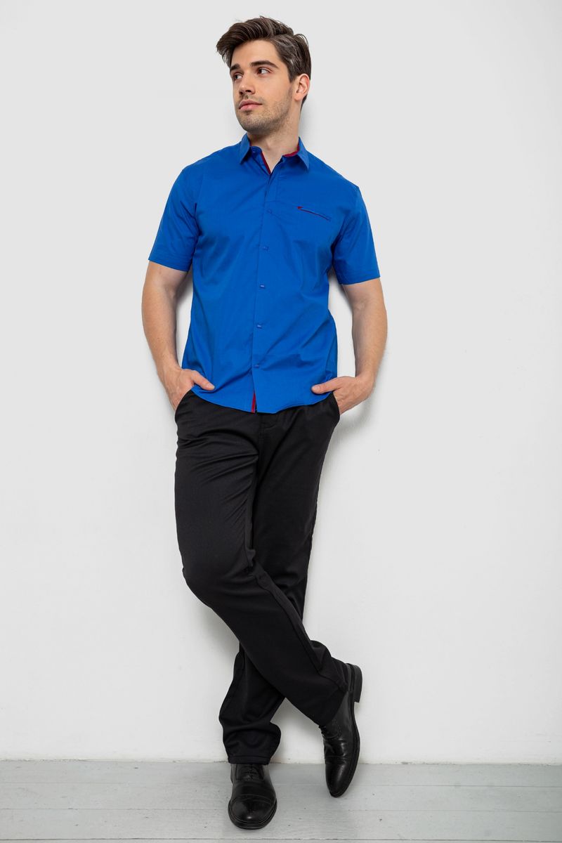 Сорочка чоловіча, колір електрик, 214R7325