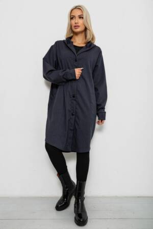 Жіночий кардиган в клітинку, колір синій, 257R233-1