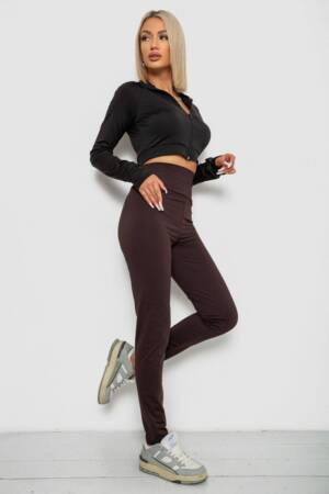 Лосини однотонні, колір шоколадний, 238R58650