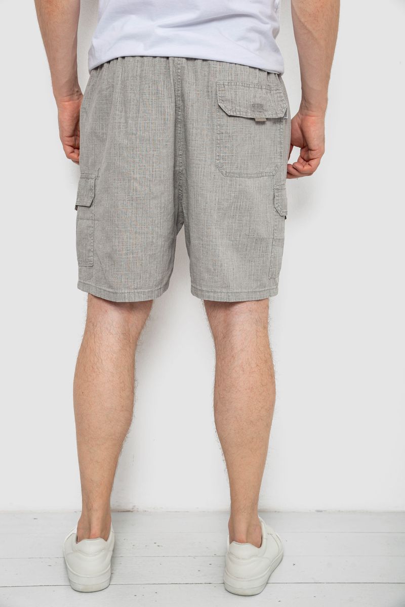 Шорти чоловічі, колір сірий, 244RB8 - Зображення 4